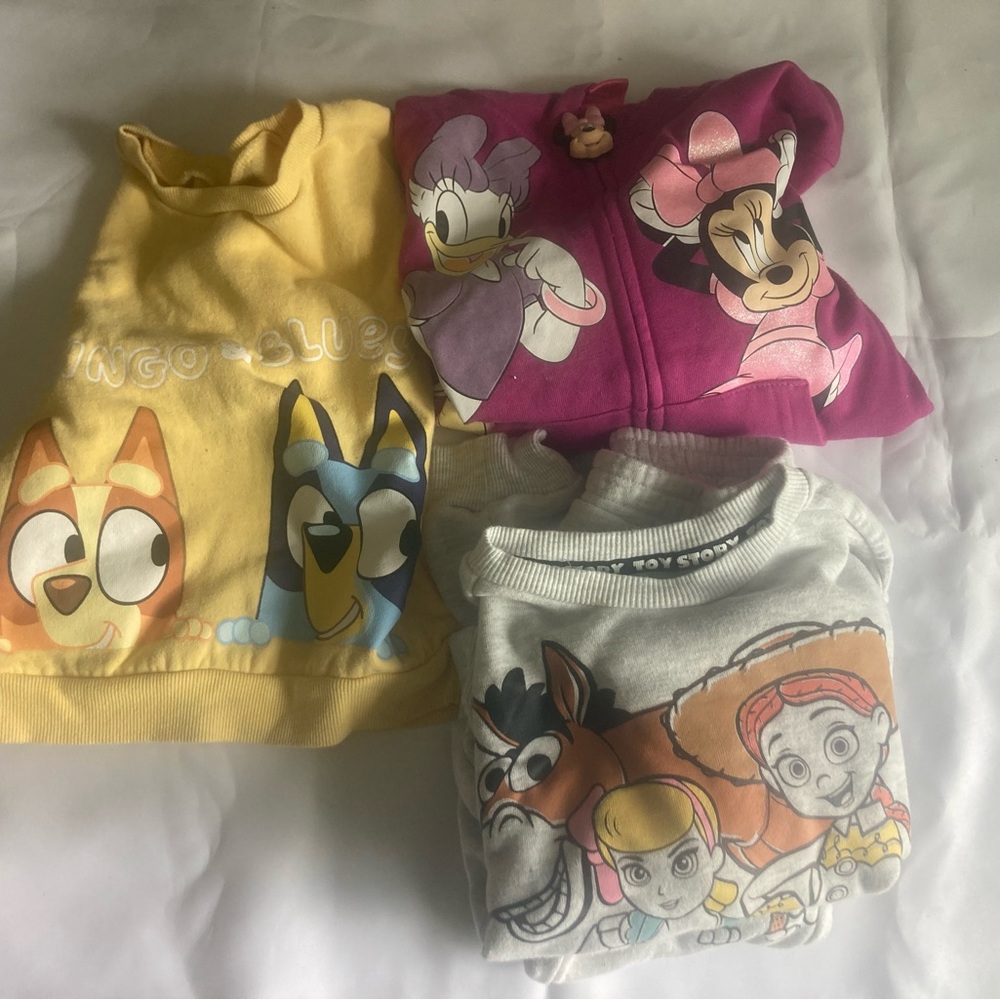 4T Girls Disney Sweats Bundle
